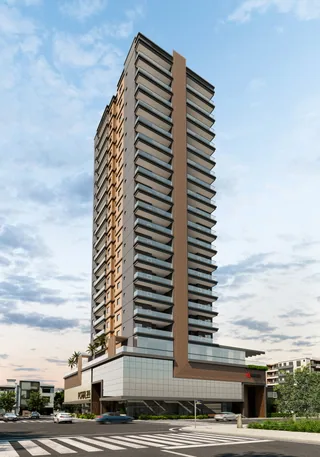 Fachada do empreendimento Portal 246 Residence